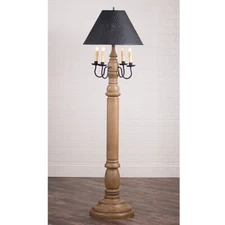 Irvin's Country Tinware James Floor Lamp with Textured Metal Shade