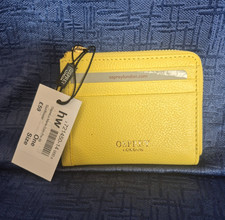 Osprey London Yellow Leather Purse – NEW WITH TAGS – Genuine Leather Wallet