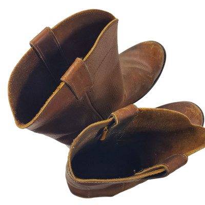 JUSTIN Boots SCREWDRIVER Mens Size 10.5 Brown Leather Mid  display picture 2