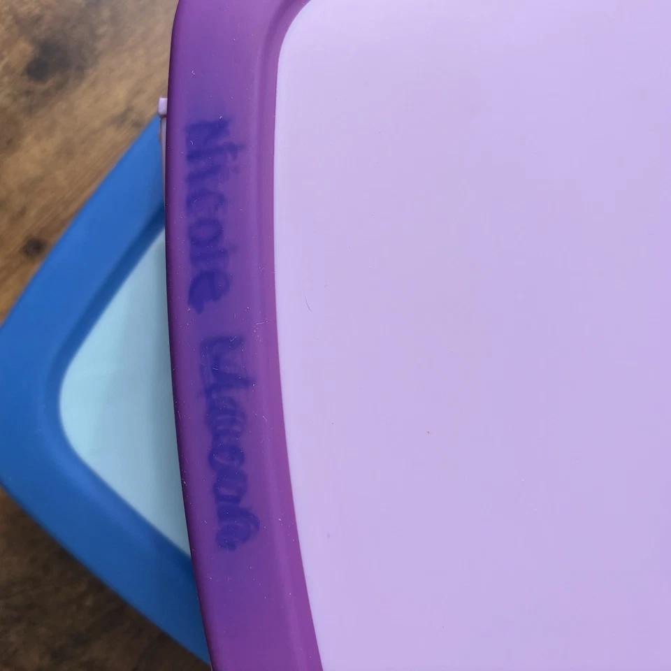 Lote de 2 loncheras Bentgo Kids a prueba de fugas 5 compartimentos azul púrpura escuela Foto 3 de 4