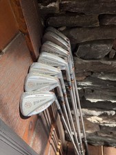 1965-66 Wilson Staff Dynapower Turfrider Sole Fluid Feel 3,4,5,6,7,8 and 9 Irons
