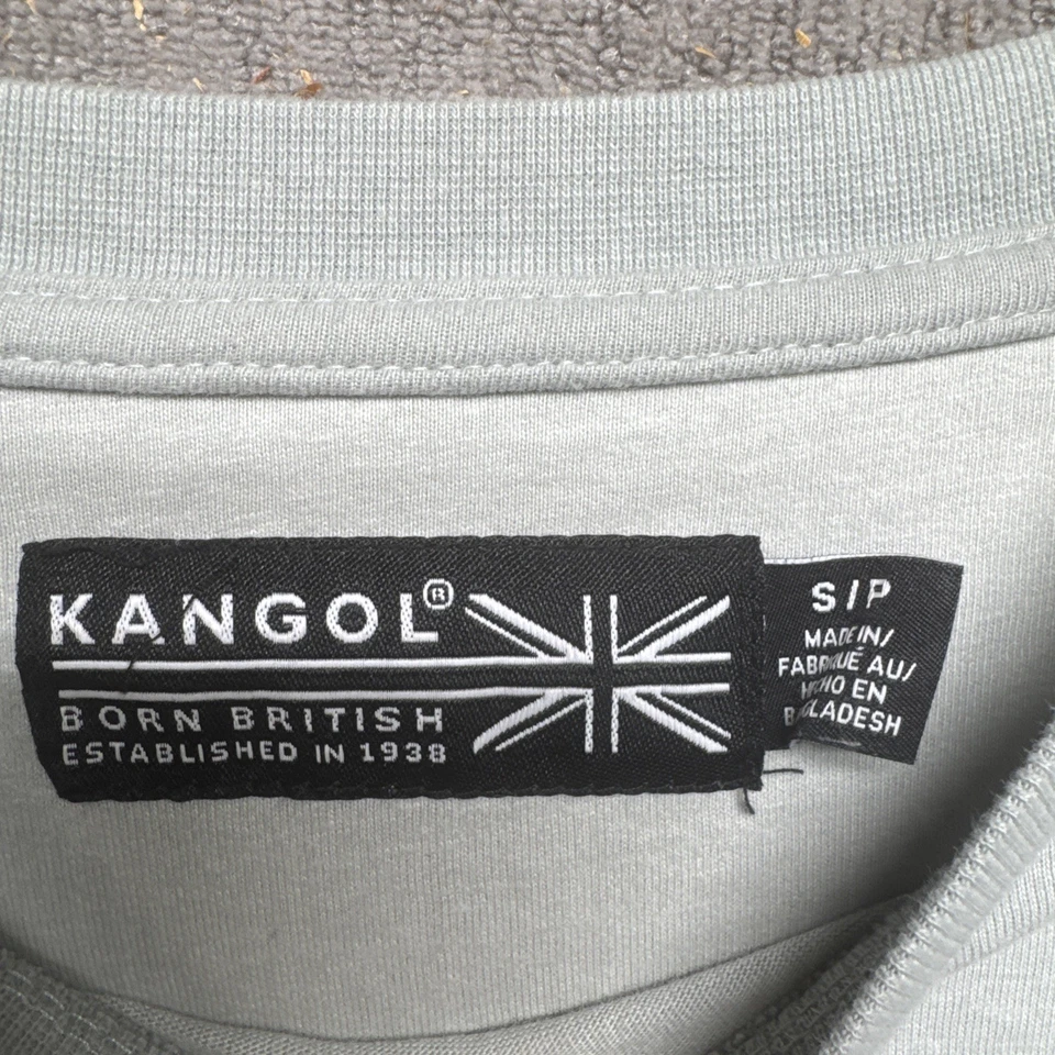 Camiseta Kangol Para Hombre Gris Logotipo de Caja Gráfico Pequeña Retro Ropa de Calle Camiseta Informal Foto 3 de 4