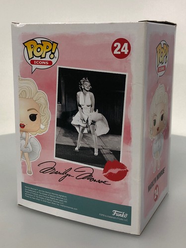Funko POP! Icons Marilyn Monroe #24 Vinyl Figur BESCHÄDIGTE BOX SIEHE BILDER - Bild 7 von 12