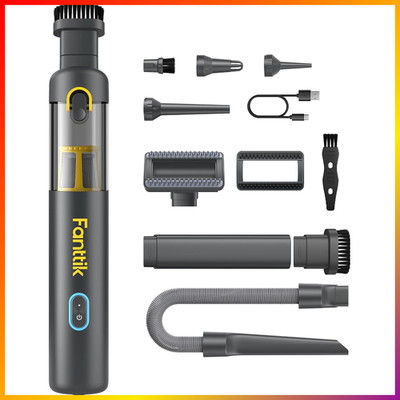 Handstaubsauger 4-in-1 19000Pa 45AW für Auto Tisch Tastaturen Grau Portable