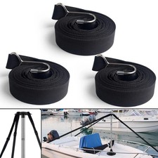 Boat Cover Support Poles Straps Adjustable, Boat Pole Straps with Stainless S...