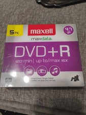 Maxell DVD R 5 Pack 4.7GB 16x Single-Sided Recordable Blank Discs