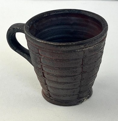 Ted Neal Studio Pottery Mug Wood Fired Cup Artisan Handmade Functional Ceramics