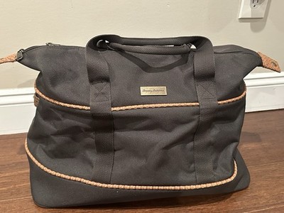 Tommy Bahama Mojito Duffel Bag Weekender Brown Canvas Travel Tote