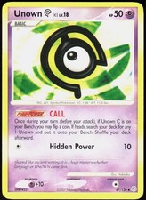 Unown [C] 67/130 Uncommon Diamond and Pearl LP Pokemon on eBay