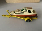 Matchbox King Size Boat Trailer 1970 by lesney yellow