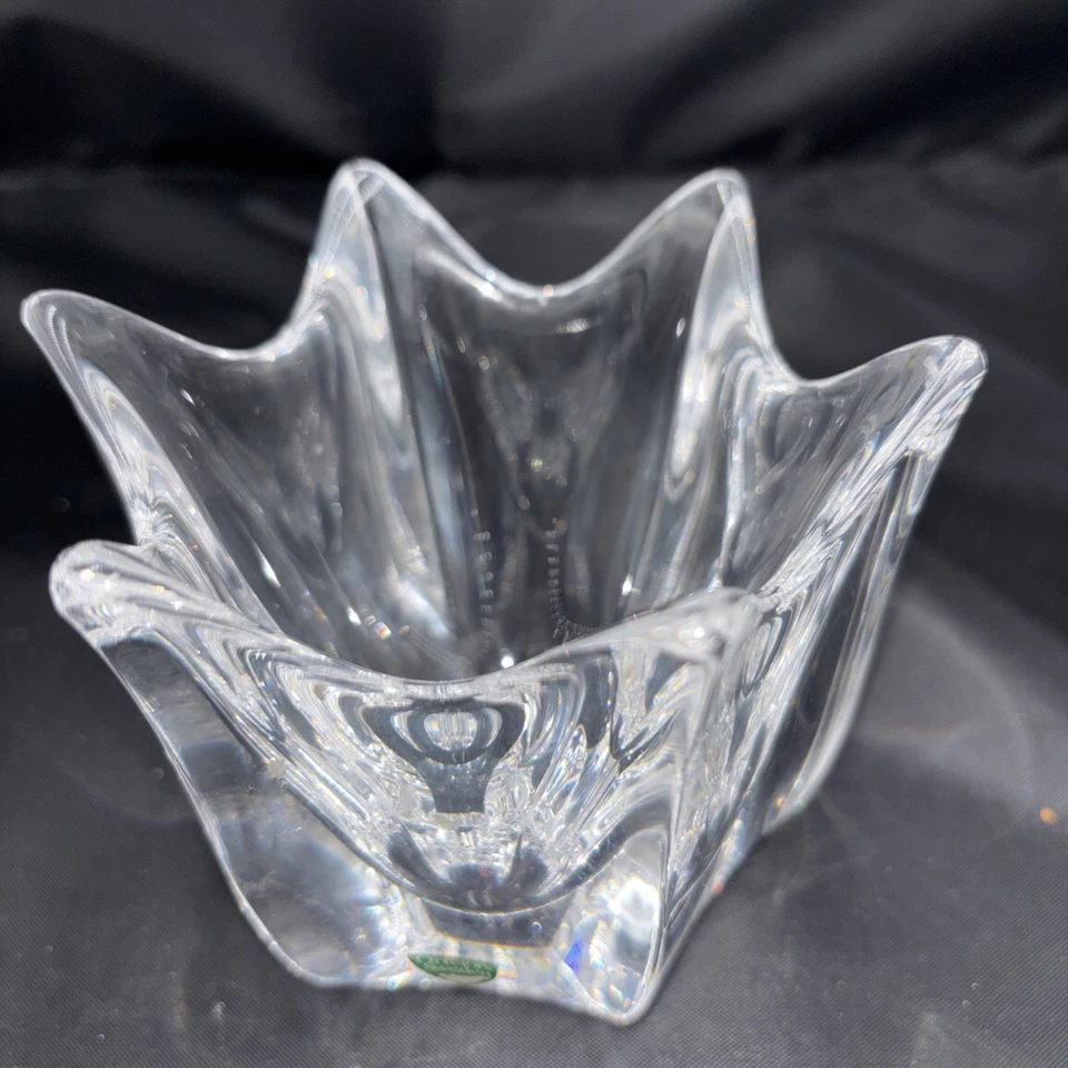 Orrefors Suecia Belle Tulip 6 puntos cuenco de cristal soporte votivo Jan Johansson  Foto 2 de 4