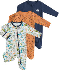 Baby Neonato Pagliaccetto in Cotone Confezione Da 3, Bambino Pigiama Ragazze Rag