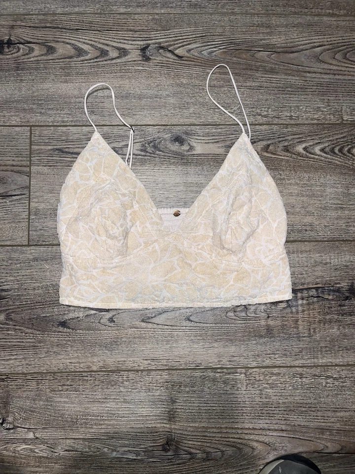 Free People Bralette Large Beige - Image 2 of 2