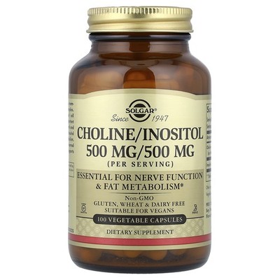 Choline/Inositol, 100 Vegetable Capsules