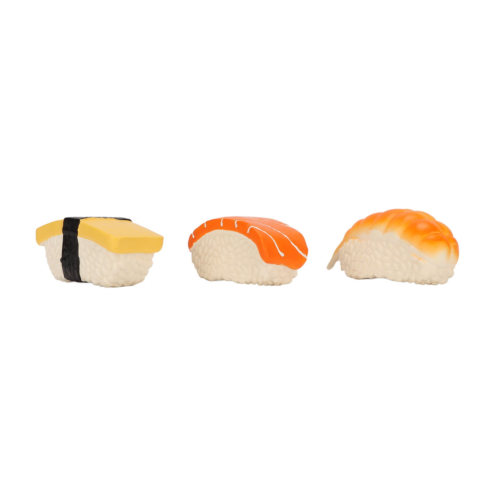 3Pcs Sushi Dog Toy Simulation Sushi Form Soft Latex Dog Squeaky Food Toys F AK