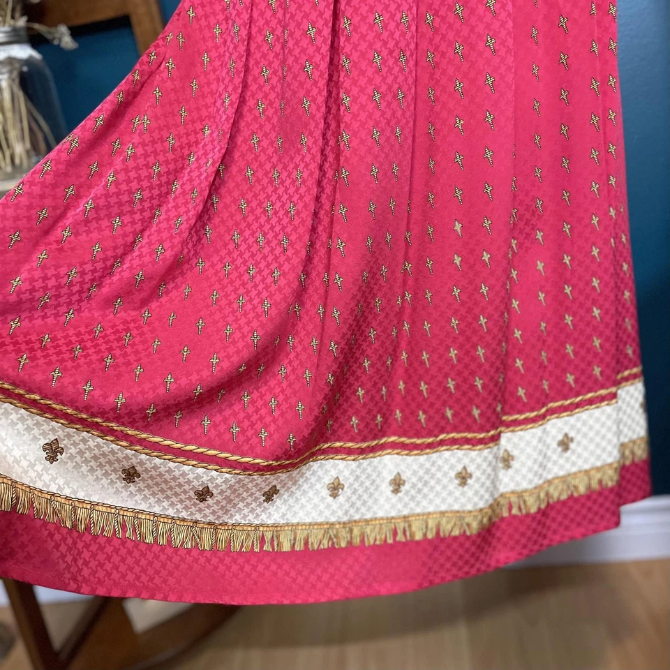 Maxi Falda Plisada 100% Seda Vintage Años 80 SOO por Soo Yung Lee Talla XS Foto 3 de 4