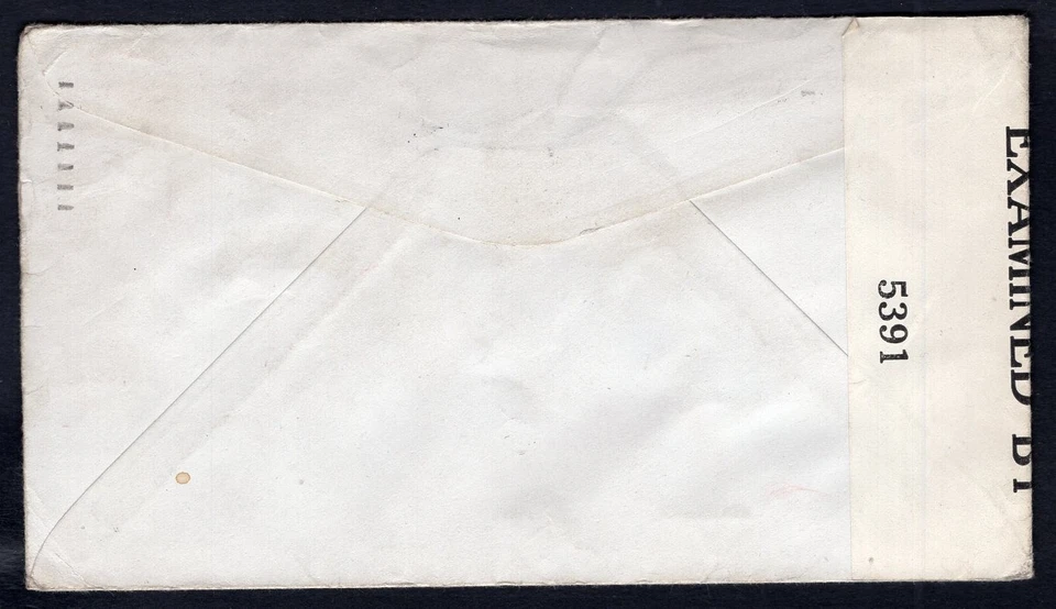 USA St Louis 1942 Censored Cover to Newfoundland - Image 2 of 2