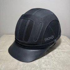 Troxel Sierra Equestrian Low Profile Riding Helmet Sz Small Black Protective Hat
