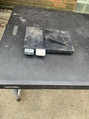 #ad #ad Untested Sony PlayStation 2 Slim Black $40.00