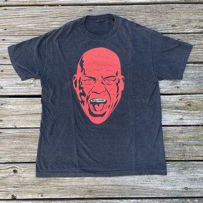 Rare VTG double Sided Y2K WWF Kurt Angle Tee Shirt Size Large