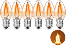 C7 Night Light Bulbs LED 15Watt,E12 Screw Base Candelabra Low Wattage LED Light