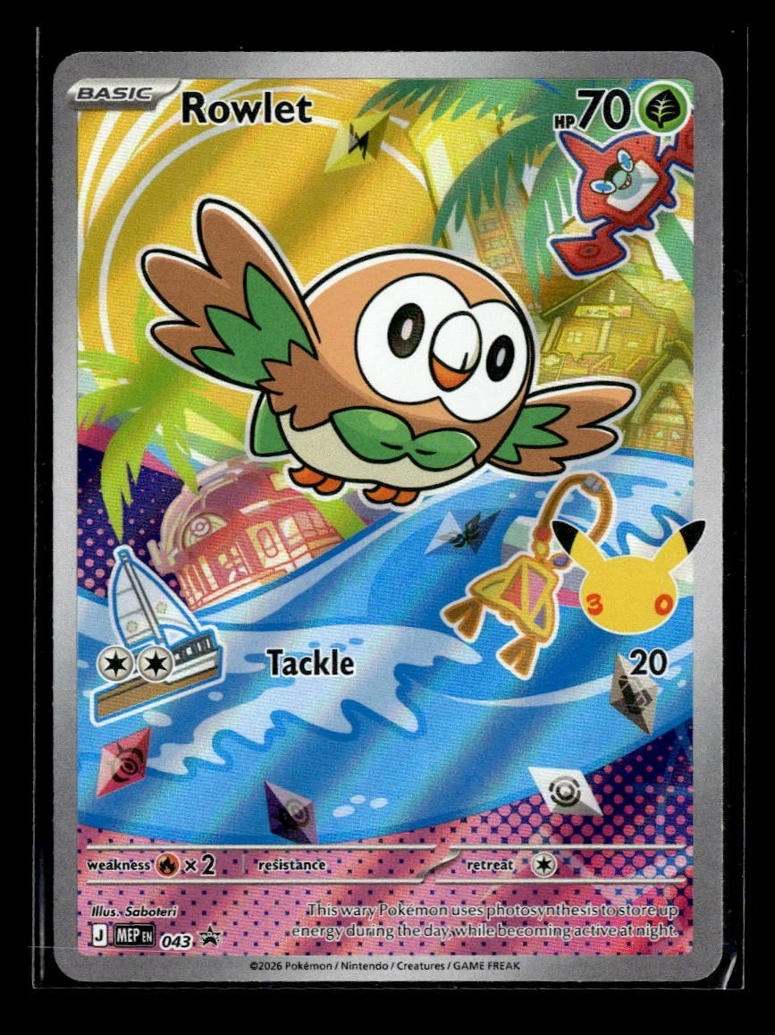 25+ Rowlet 043 Me: Mega Evolution Promo for sale | Updated Oct 2026