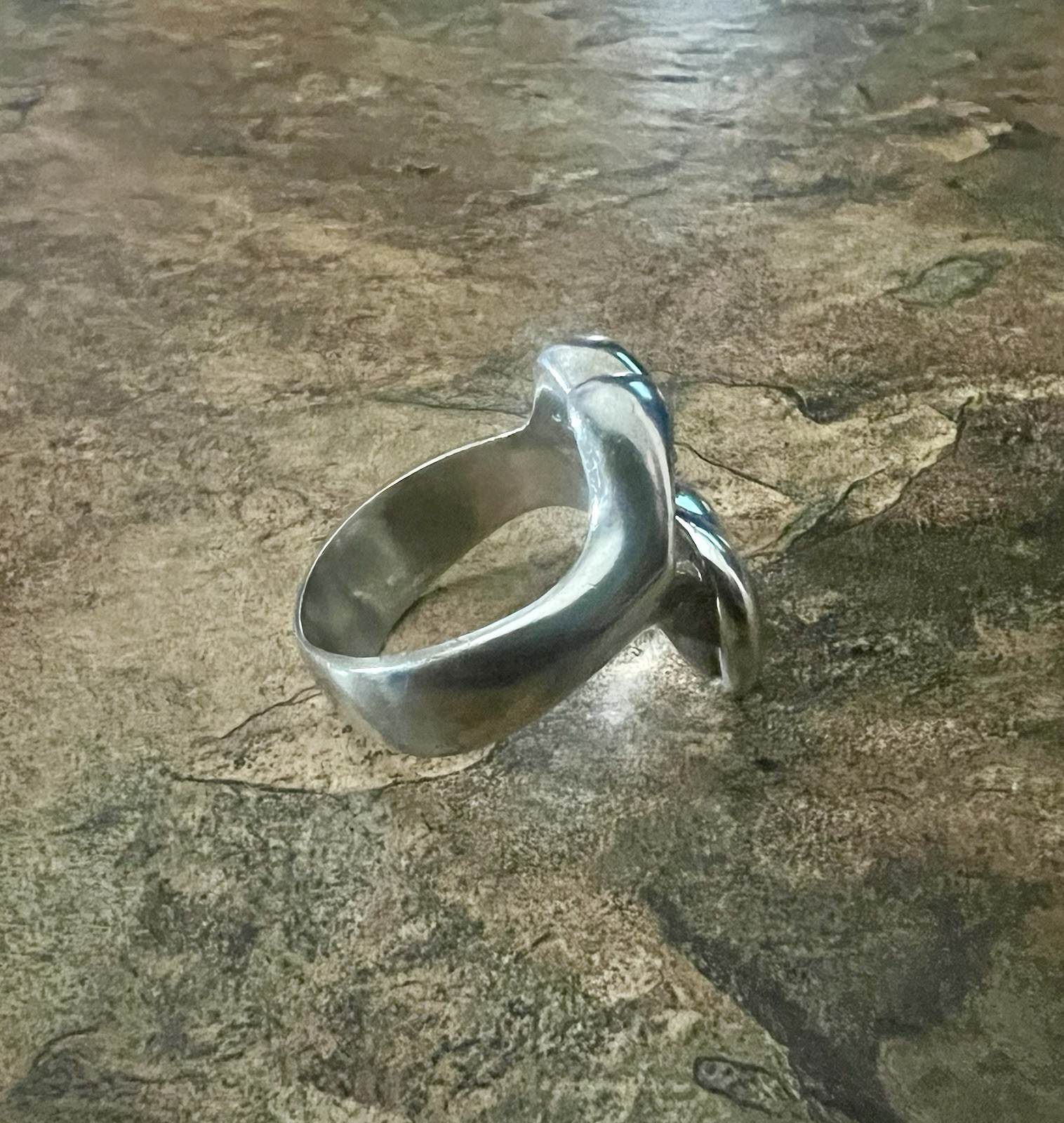 Chrome Hearts X Rolling Stones 2002  Sterling Silver Lips Tongue Ring Sz 11.75 thumbnail 6