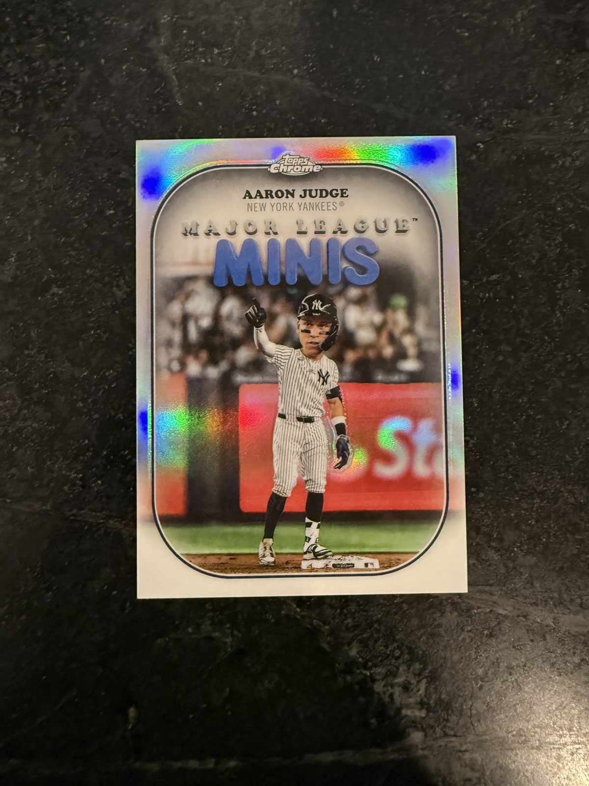 2025 Topps Chrome Update Major League Minis #MM2 Aaron Judge SP YANKEES