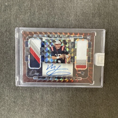 2021 Panini One Mac Jones Formula One Dual RPA 18/20 Sealed ( 4 Color Patches )