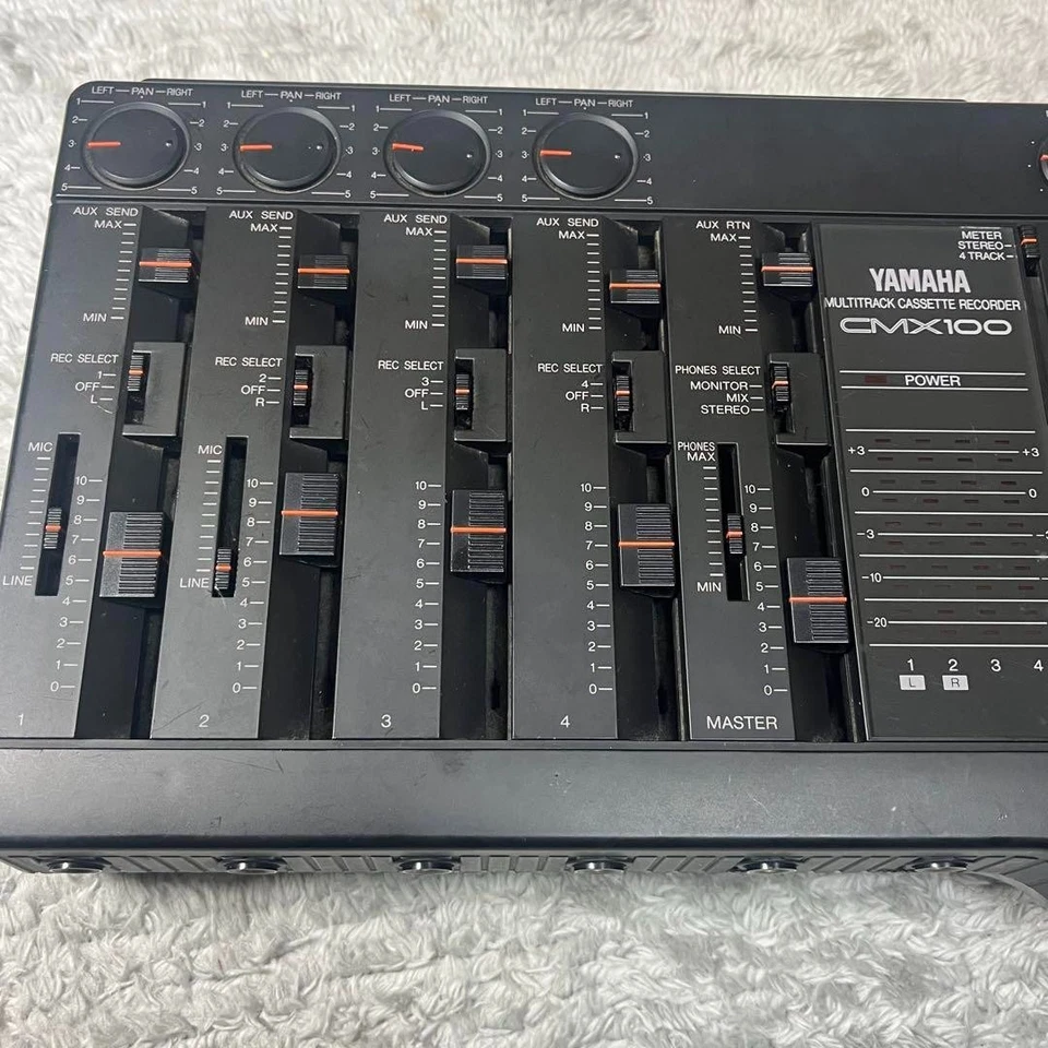 YAMAHA CMX100 Multitrack Cassette Tape Recorder w/100-240V Power supply MT100 - Image 4 of 4