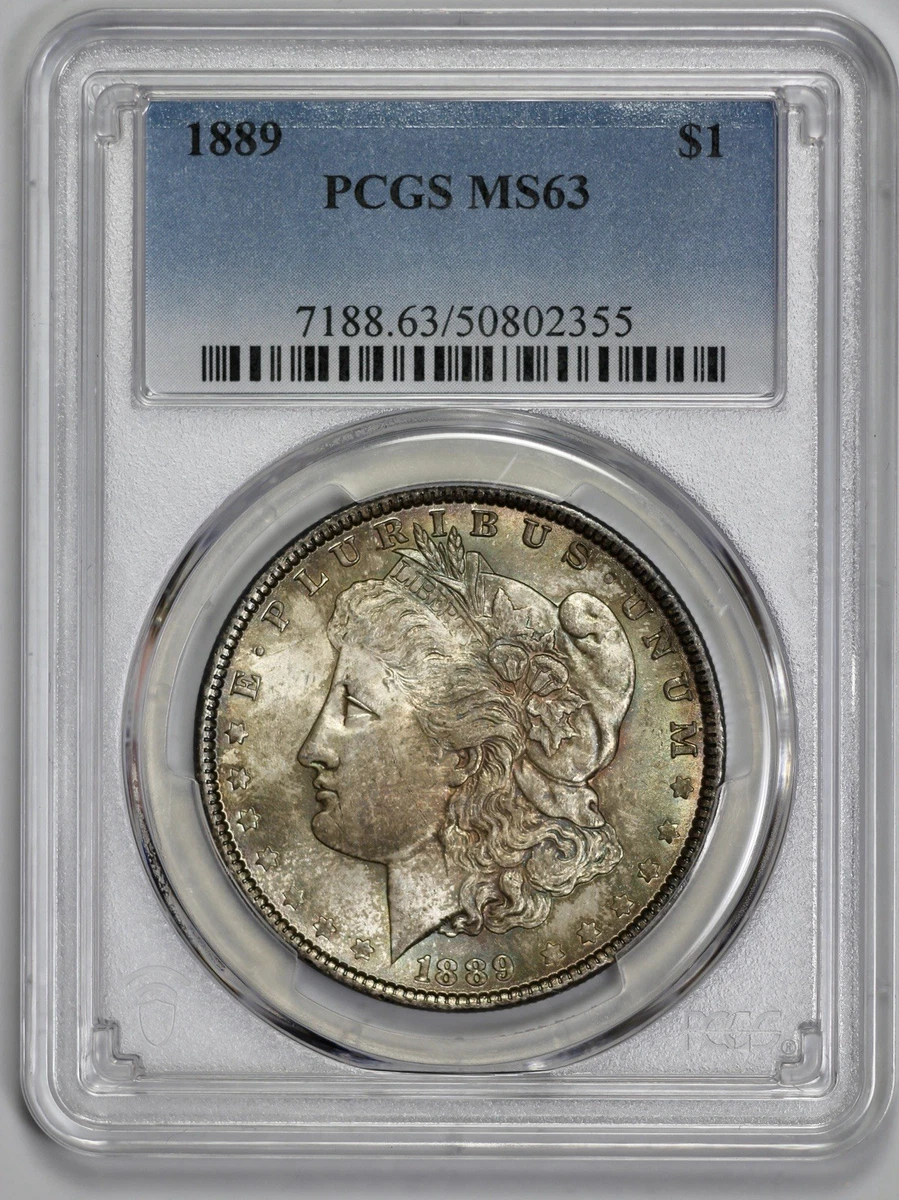 1889年 $1 銀貨 PCGS MS63 MS 63 Graded 1889 Year Morgan US Dollars (1878-1921) for sale | eBay