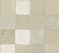 Livingwalls New Walls, Fliesentapete, Creme, Grau 374064