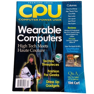 CPU Premiere Issue Magazine 1st Edition PC Computer 2001 December Geforce 3 XP M