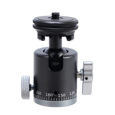 Versatile Panoramic Mini Tripod Head Adjustable Mount for Cameras & Camcorders