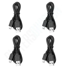 4 Pack USB Charging Cable Charger For Sony Playstation 3 PS3 Wireless Controller
