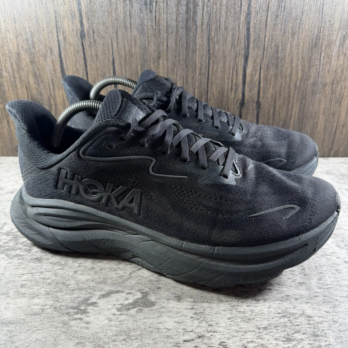 HOKA Clifton 10 Triple Black for sale | eBay