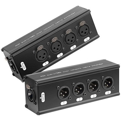 jindaaudio 4 Channel Multi Network, 3Pin XLR Male and Female to Ethercon Cabl...