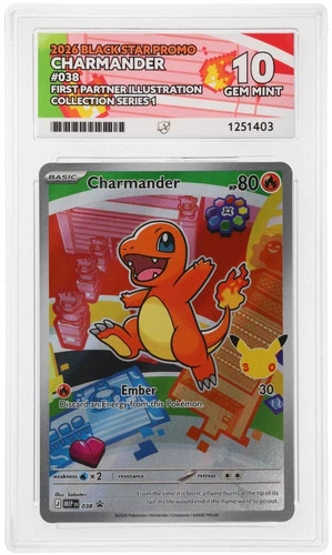 ACE 10 Charmander 038 - Black Star Promo - Pokemon - First Partner Illustration