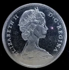 1965 Canadian Silver Dollar, 80% Silver ASW: .6 oz