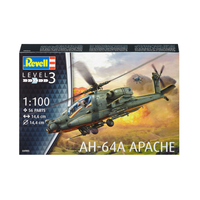 Elicottero AH-64A Apache Kit 1:100 Revell Kit Elicotteri -D- Neues Modell
