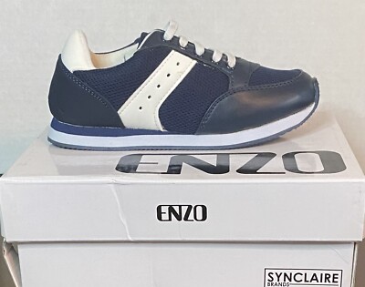 Boys Enzo Emiliano Sneaker Blue Size 12 Org $34.99