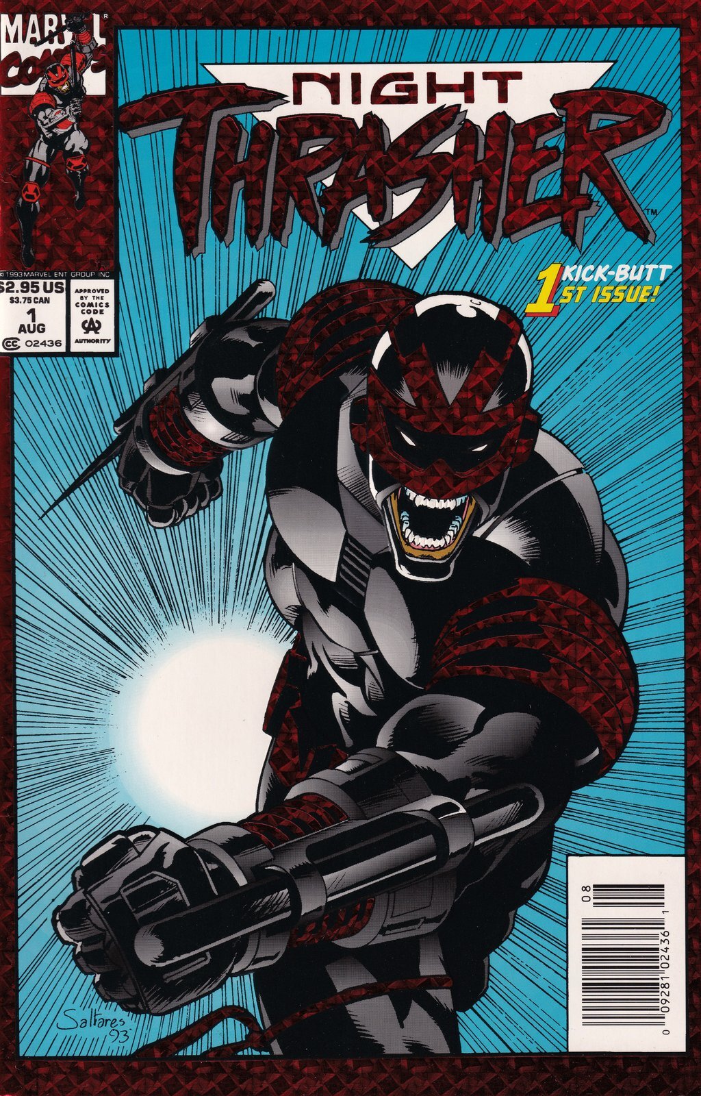Night Thrasher #1 Newsstand Cover Marvel