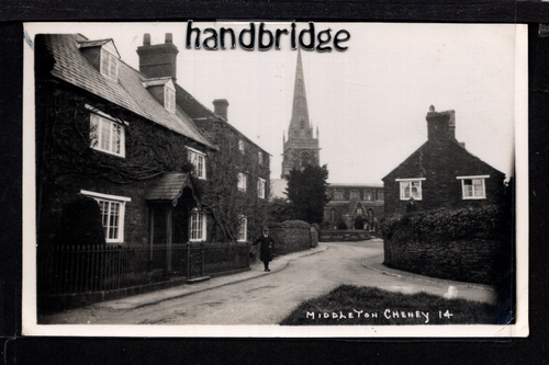 Middleton Cheney, Village View - north west Brackley - real photographic p/card