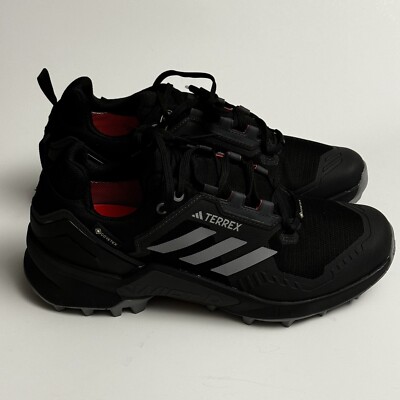 Adidas Terrex Swift R3 GTX Gore Tex Hiking Shoes Black Gray HR1310 Men's Sz 8