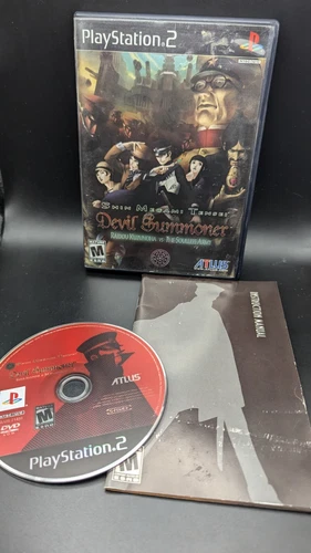 Shin Megami Tensei Devil Summoner Raidou Kuzunoha Soulless Army PS2 Complete Reg