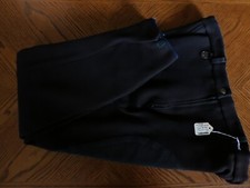 Vintage Ladies Black Horse-Riding Pants Miller Equestrian, Size 32L, full seat