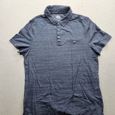 Rock Republic Men's XL Blue Short Sleeve Polo Shirt