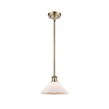 Innovations 516 Ballston Orwell Mini Pendant 1S, AB/FR/FR - 516-1S-AB-G131