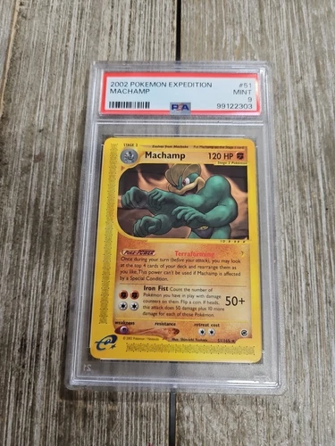 PSA 9 2002 Pokemon Expedition Machamp #51