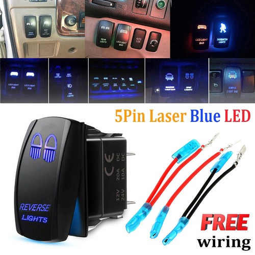 Interruptor basculante botón pulsador LED azul 12V 20A 4x4 para ARB estilo Carling - Imagen 39 de 82